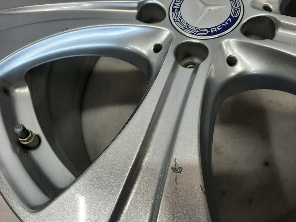 4x Alufelge 18 Zoll 8.0" 5x112 38ET Glanz Silber A2534010800 Mercedes-Benz Glc