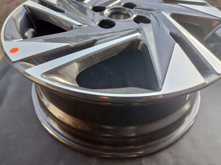 1x Alufelge 16 Zoll 6.0" 4x100 50ET Glanz Graphit 5291000200 Hyundai Bayon Mg FEL3587531554ku