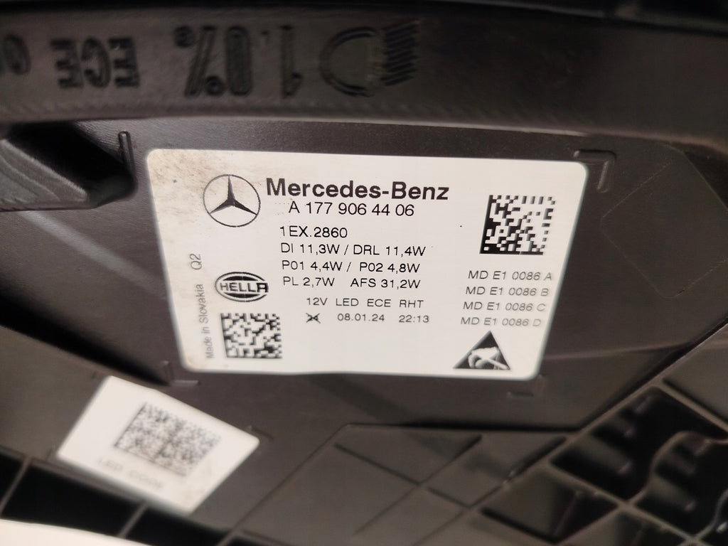 Frontscheinwerfer Mercedes-Benz W177 A1779064406 Full LED Rechts oder Links SCH8201447233he