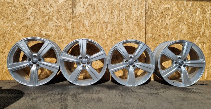 4x Alufelge 20 Zoll 9.0" 5x112 38ET Glanz Silber 4KE601025S Audi Rim Wheel FEL4886801592uh