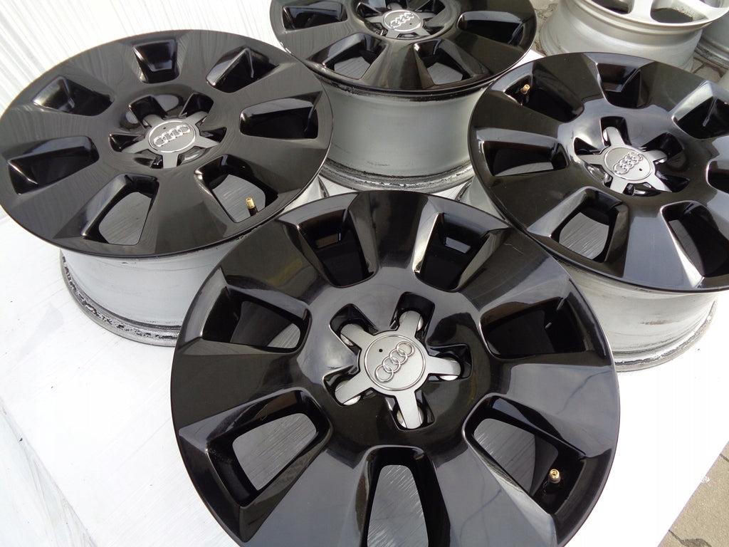 4x Alufelge 16 Zoll 7.5" 5x112 37ET Glanz Schwarz 4G0601025 Audi A6 Rim Wheel FEL4543006193vx