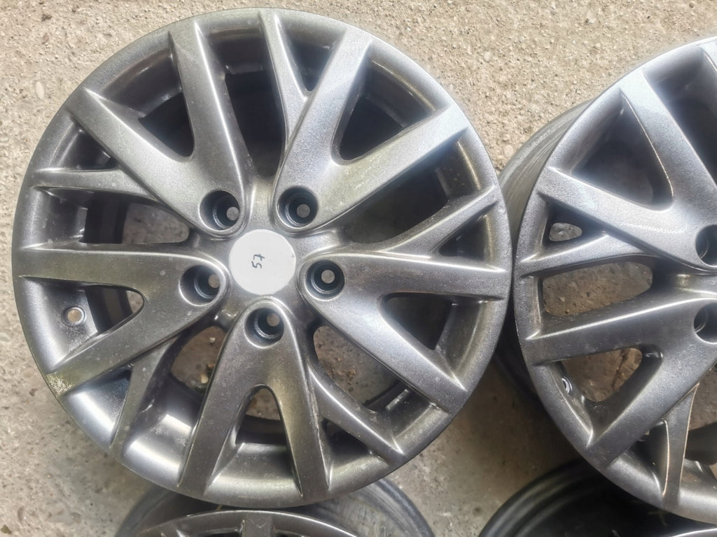 4x Alufelge 16 Zoll 6.5" 5x114 47ET 403000606R Renault Rim Wheel FEL4856024357tl