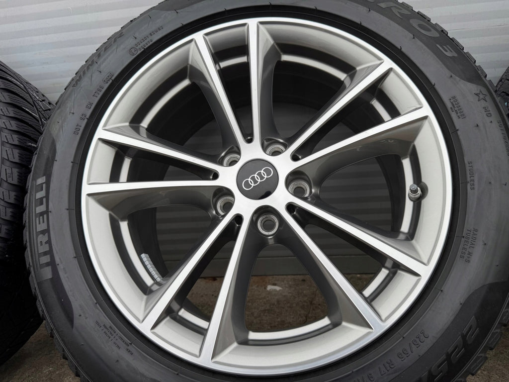 4x Alufelge 17 Zoll 7.5" 5x112 27ET Glanz Grau Audi A6 C6 Allroad B8 Mg FEL6938008308hh