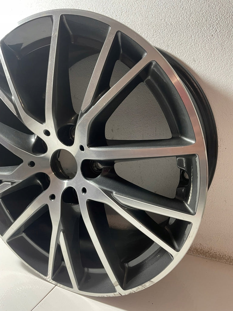1x Alufelge 17 Zoll 7.0" 5x112 47ET Glanz Grau 7849122 BMW Mg Rim Wheel FEL8607937483sb