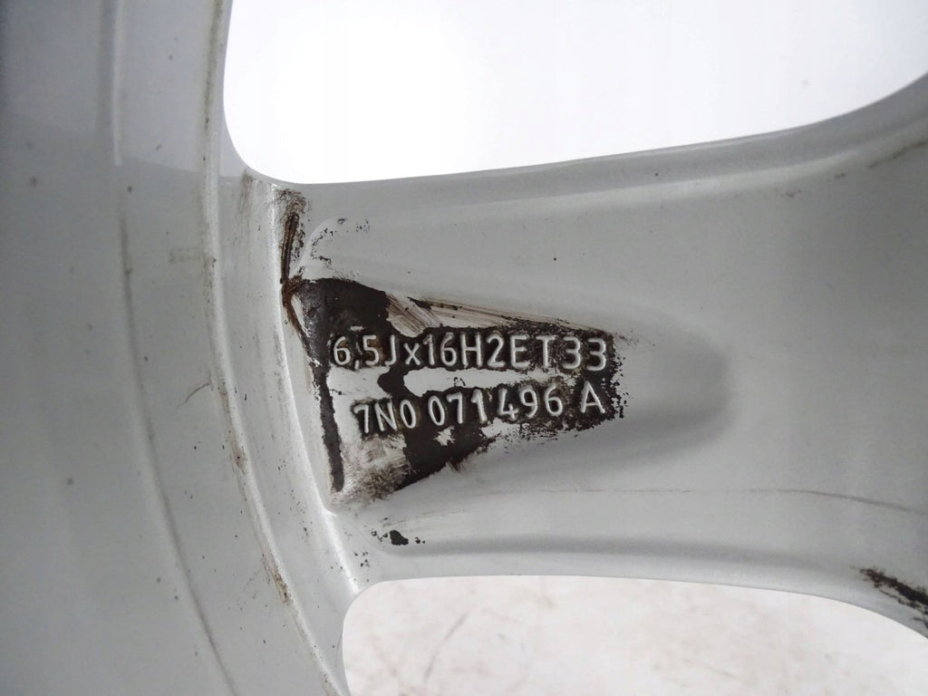 4x Alufelge 16 Zoll 6.5" 5x112 33ET 7N0071496A Seat Alhambra Tiguan Rim Wheel FEL4656509082il