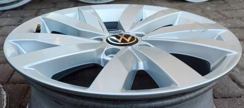 4x Alufelge 16 Zoll 6.5" 5x112 41ET Glanz Silber 3G0601025BJ VW Passat B8 FEL3170965199ex