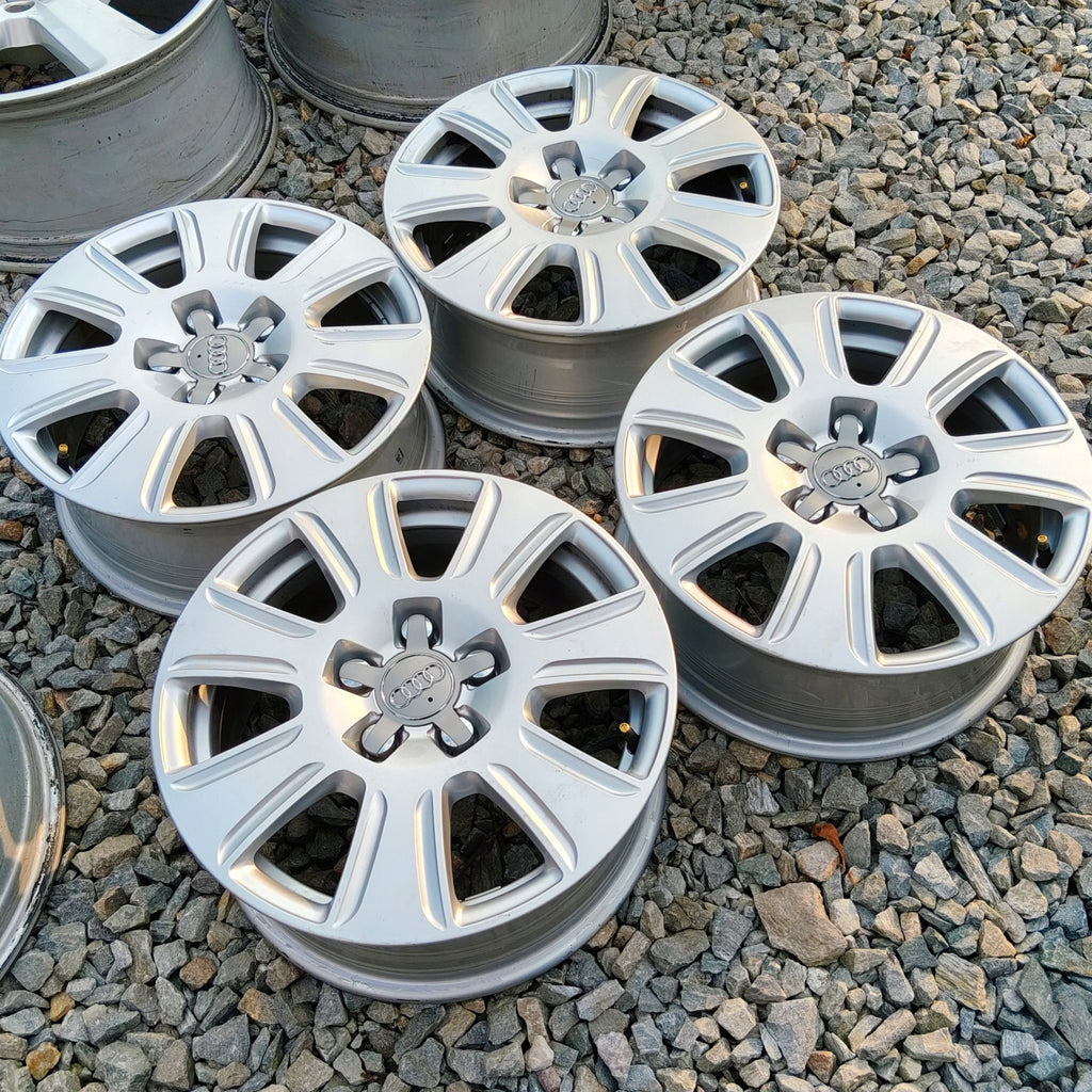 4x Alufelge 16 Zoll 6.5" 5x112 33ET Glanz Silber 8U0601025 Audi Rim Wheel FEL3563858243lf