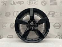 Laden Sie das Bild in den Galerie-Viewer, 4x Alufelge 17 Zoll 7.5" 5x100 Glanz Schwarz 82A601025P Audi Rim Wheel FEL4730840552av