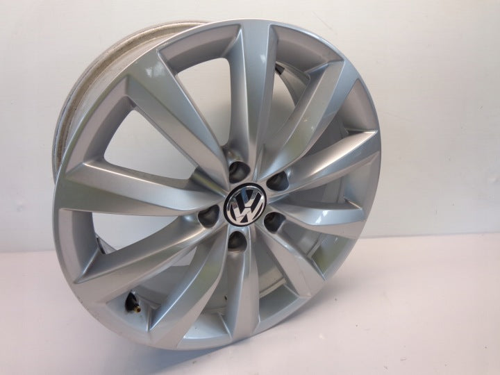 1x Alufelge 17 Zoll 7.0" 5x112 43ET Glanz Silber 5N0601025AH VW Passat Tiguan FEL6196188505yg