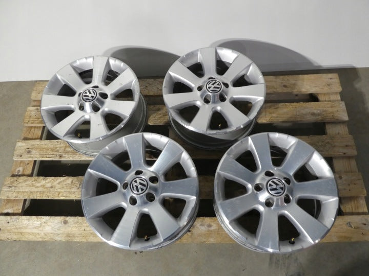 4x Alufelge 16 Zoll 6.5" 5x112 33ET 5N0601025A VW Tiguan Rim Wheel FEL2814990710lq
