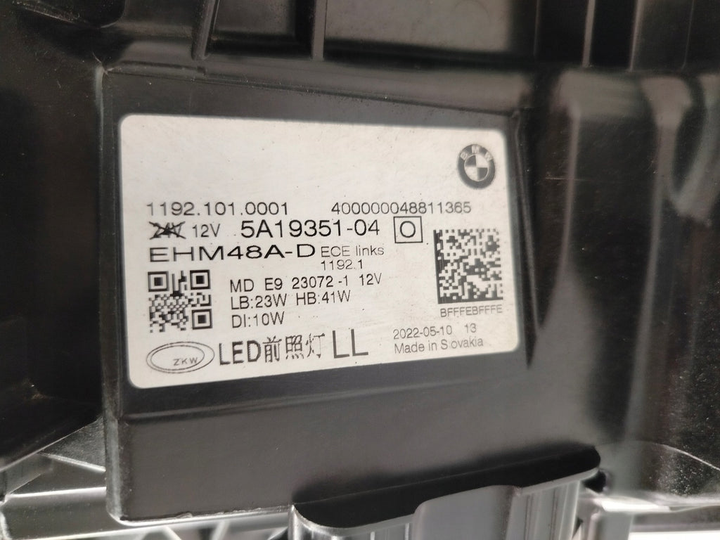 Frontscheinwerfer BMW G22 G23 G26 5A19351 Full LED Links Scheinwerfer Headlight SCH7049682642hu