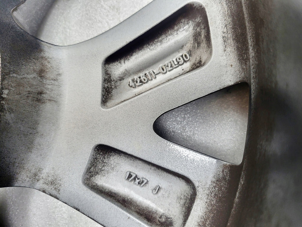 1x Alufelge 17 Zoll 7.0" 5x114.3 50ET Glanz Graphit 4261102L90 Mg Corolla FEL2367757992kt
