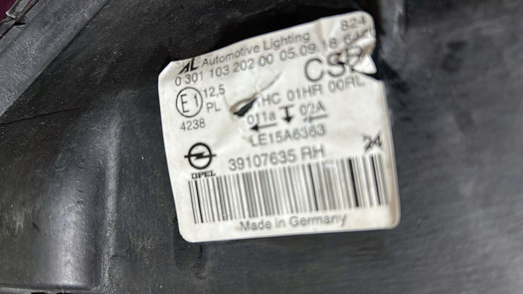 Frontscheinwerfer Opel Zafira C 13472658 85122000 LED Rechts oder Links SCH1354865728kw