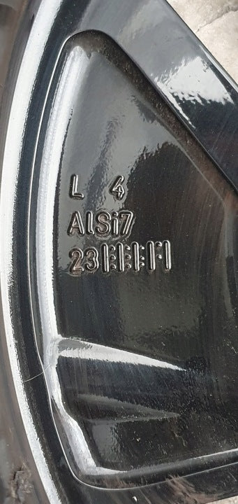 1x Alufelge 17 Zoll 7.0" 5x114.3 50ET Glanz Schwarz 52910HF200 Hyundai Kona FEL1015825440gi