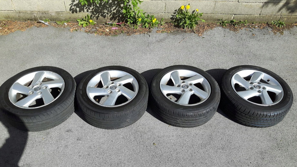 4x Alufelge 16 Zoll 7.0" 5x114.3 Silber Mazda Mpv I Rim Wheel FEL5867713664lj