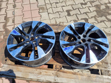 Laden Sie das Bild in den Galerie-Viewer, 2x Alufelge 18 Zoll 7.5&quot; 5x108 49ET Glanz Schwarz YP00063880 Opel Grandland X