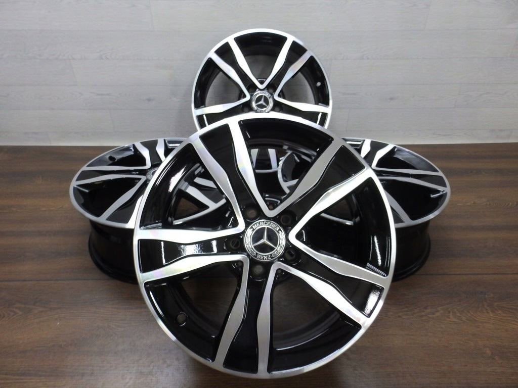 4x Alufelge 17 Zoll 7.0" 5x112 48 5ET Glanz A2054010800 Mercedes-Benz A205 FEL1925173991me