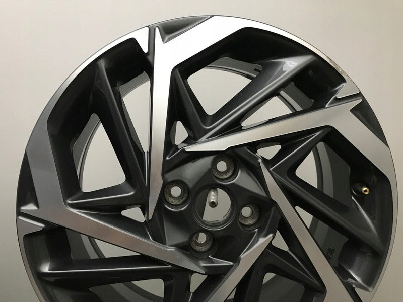 1x Alufelge 17 Zoll 7.0" 4x100 54ET Glanz Graphit 52910-Q0300 Hyundai I Mg FEL7725828878cd