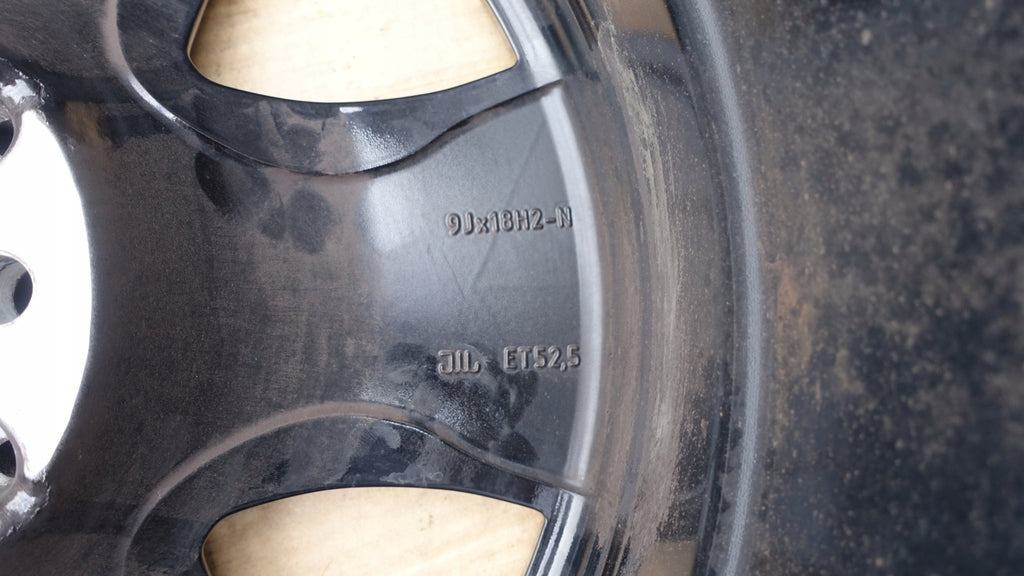 1x Alufelge 18 Zoll 9.0" 5x112 52ET Glanz Schwarz A2134015300 Mercedes-Benz FEL9986285277ku