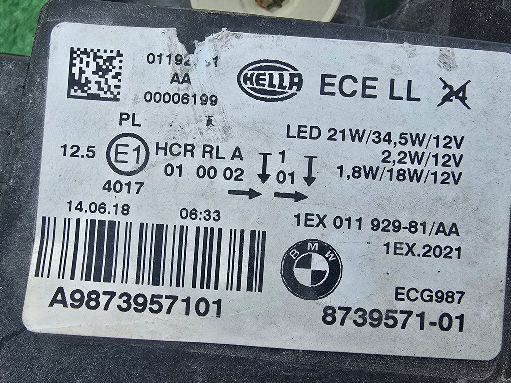Frontscheinwerfer BMW 1 F21 F20 1EX011929-81 Full LED Links Headlight SCH1611906742lw