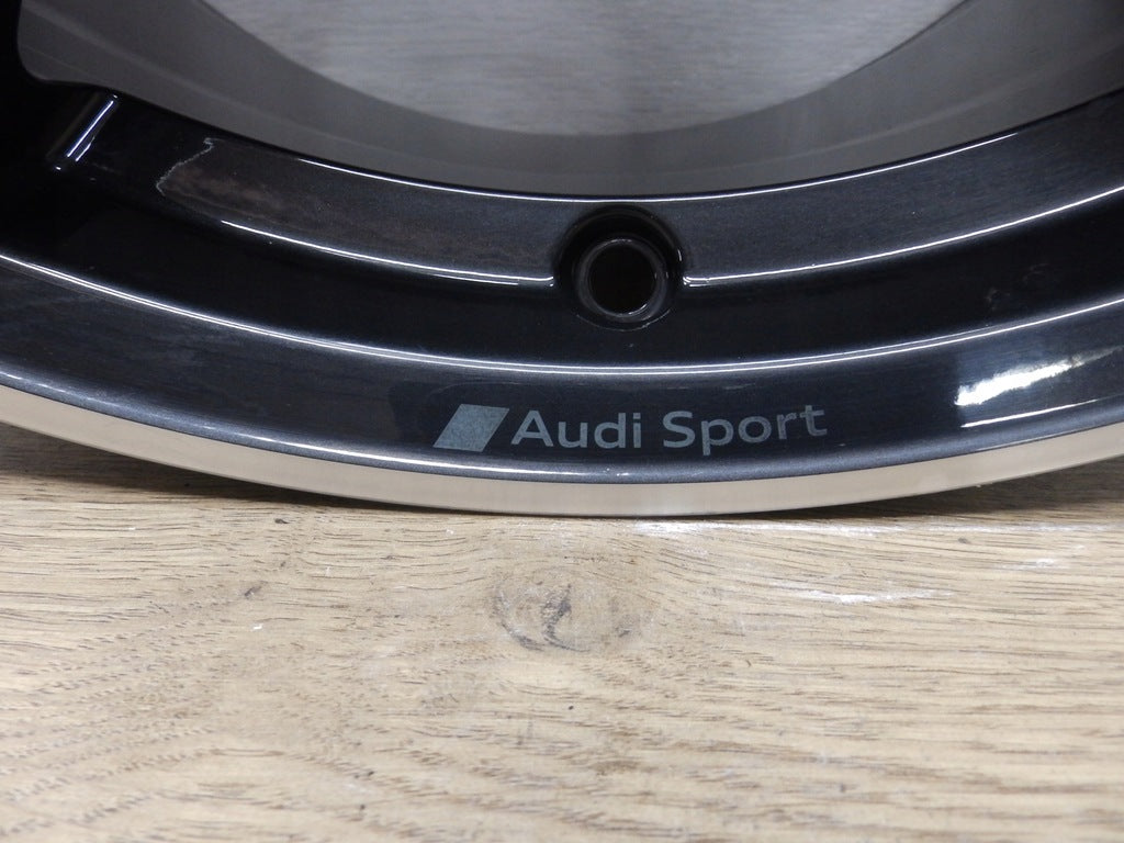 1x Alufelge 19 Zoll 9.0" 5x112 52ET Glanz Grau S80601025 Audi Tt Mg Rim Wheel FEL5508541163cv