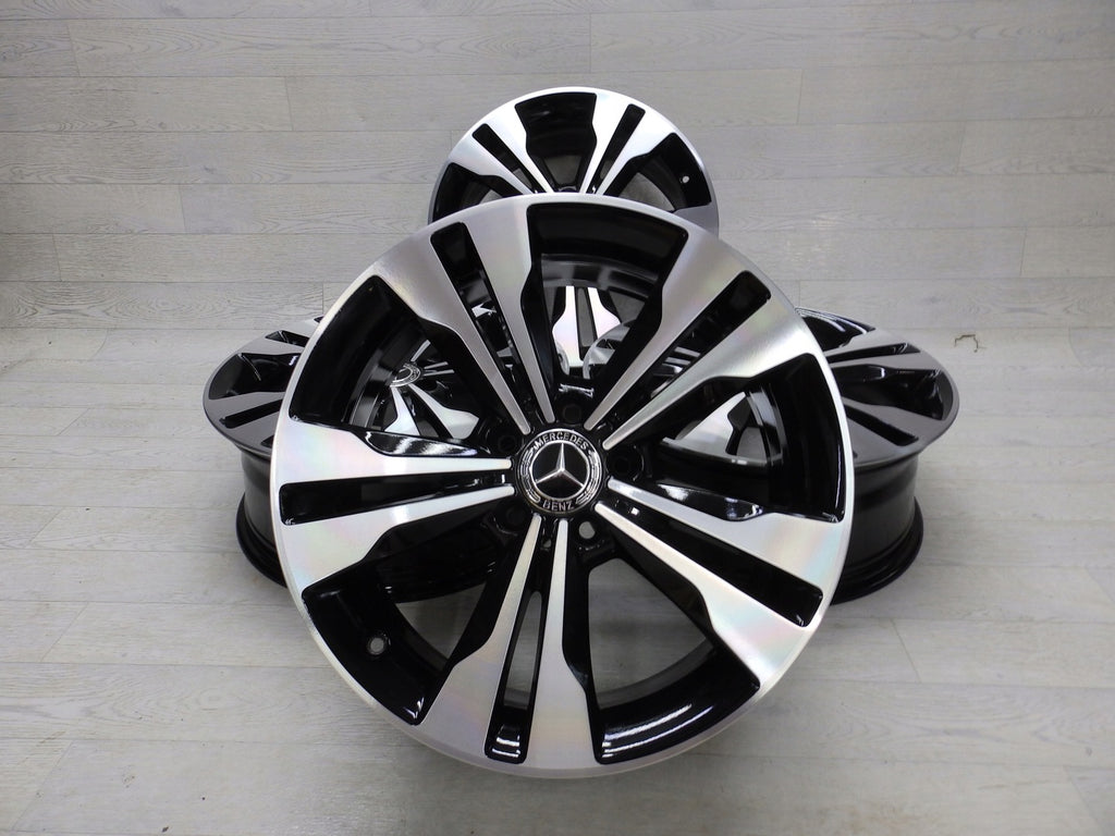 4x Alufelge 18 Zoll 7.5" 5x112 52ET Glanz Grau A2464010400 Mercedes-Benz Vito