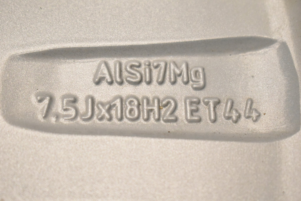 4x Alufelge 18 Zoll 7.5" 5x112 44ET Glanz Silber A2054010600 Mercedes-Benz A205 FEL5030902336cs