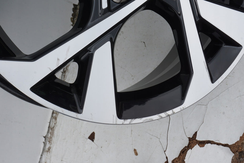 1x Alufelge 18 Zoll 7.5" 5x114.3 52ET Glanz Schwarz 52910-J9800 Hyundai Kona