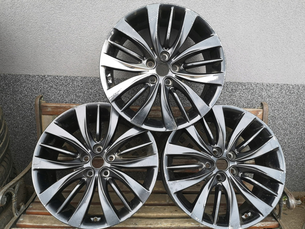 1x Alufelge 19 Zoll 8.5" 5x114.3 40ET Glanz Graphit 52910-B1250 Genesis FEL7141305983fh