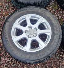 Laden Sie das Bild in den Galerie-Viewer, 4x Alufelge 17 Zoll 7.0" 5x112 37ET Glanz Silber Audi Rim Wheel FEL3365716007km