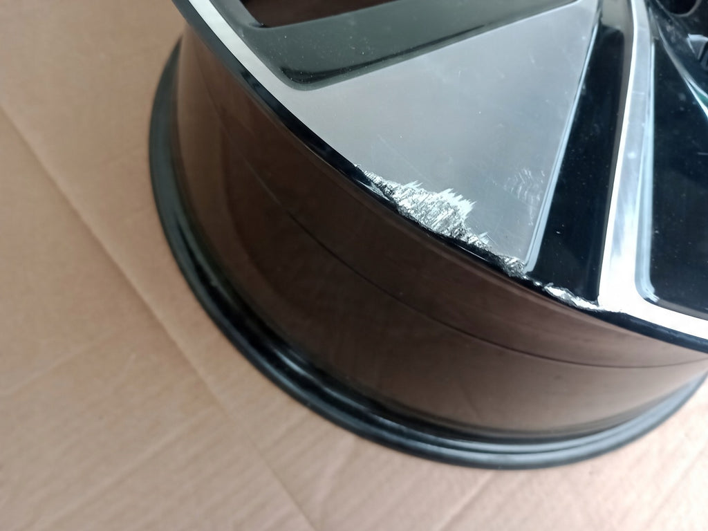 1x Alufelge 19 Zoll 9.0" 5x108 53ET Glanz Schwarz 32327782 Polestar Rim Wheel