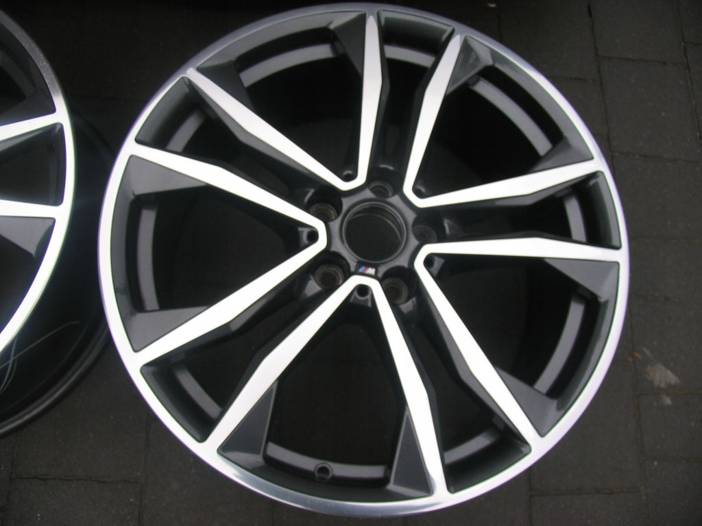 1x Alufelge 19 Zoll 8.0" 5x112 47ET Glanz Graphit 8008616 BMW Rim Wheel FEL5146663966sh