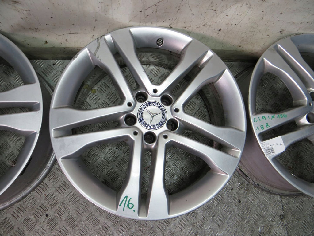 4x Alufelge 18 Zoll 7.0" 5x112 46ET Glanz Silber A1564010102 Mercedes-Benz X156 FEL9559870222kl