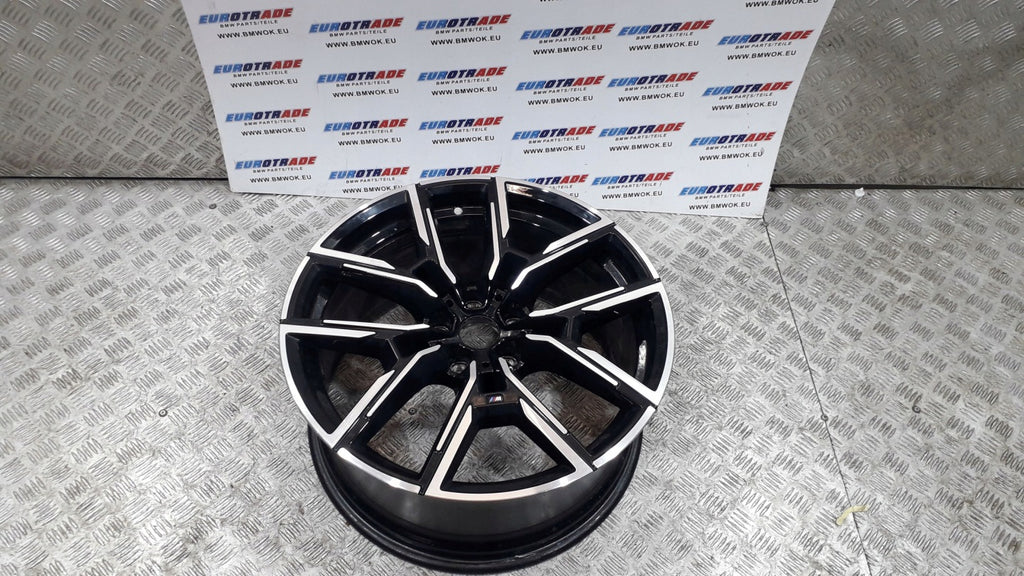1x Alufelge 19 Zoll 9.0" 5x112 42ET Glanz 8747305 BMW I4 G26 Rim Wheel FEL9446875404ln