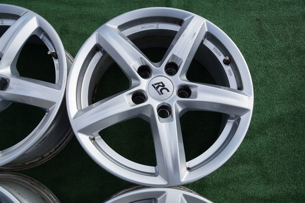 4x Alufelge 16 Zoll 6.5" 5x112 42ET RC24-656 Skoda Superb Octavia Passat FEL5596704121ps