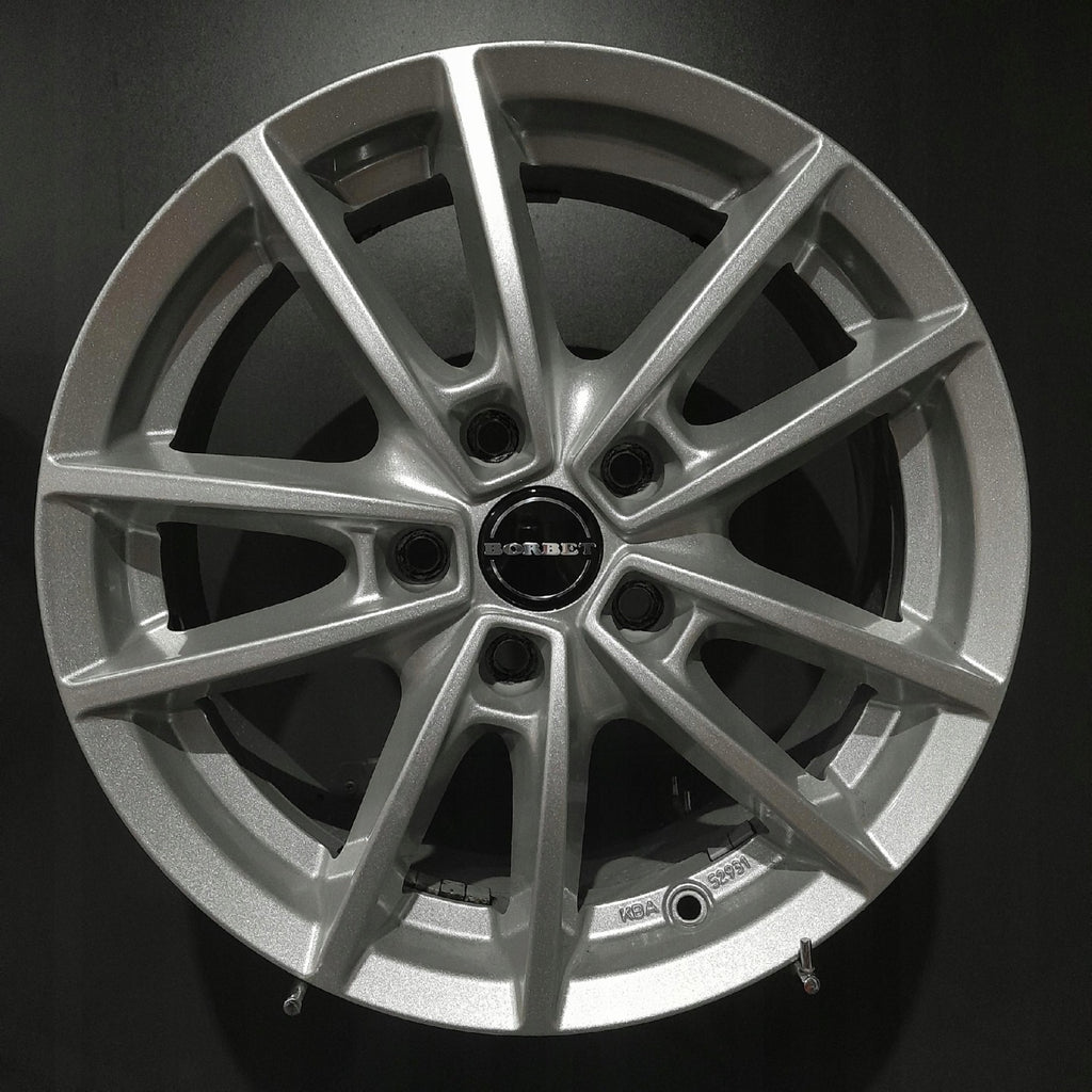 4x Alufelge 16 Zoll 6.5" 5x112 44ET Silber Mercedes-Benz W176 W177 Rim Wheel FEL4240335103cg