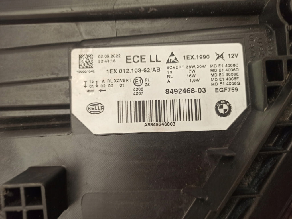Frontscheinwerfer BMW F30 8492468-03 Full LED Rechts Scheinwerfer Headlight SCH3563683606vm