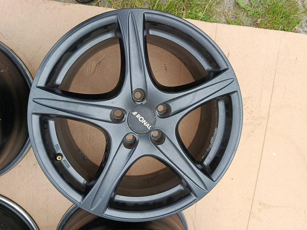 4x Alufelge 17 Zoll 8.0" 5x112 42ET Schwarz 56R7805 Audi Rim Wheel FEL4815575201cq