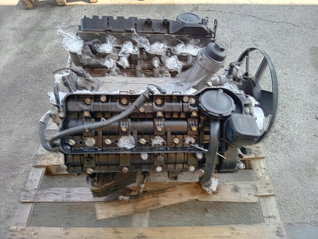 Motor BMW 7 E65 E66 M67D44 4.4 210TKm 2001 Diesel Engine Komplett