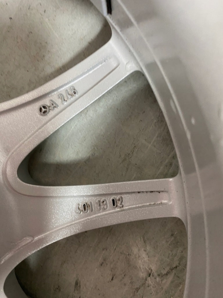 1x Alufelge 16 Zoll 6.5" 5x112 49ET Glanz Silber A2464011302 Mercedes-Benz W246 FEL4930122695tw
