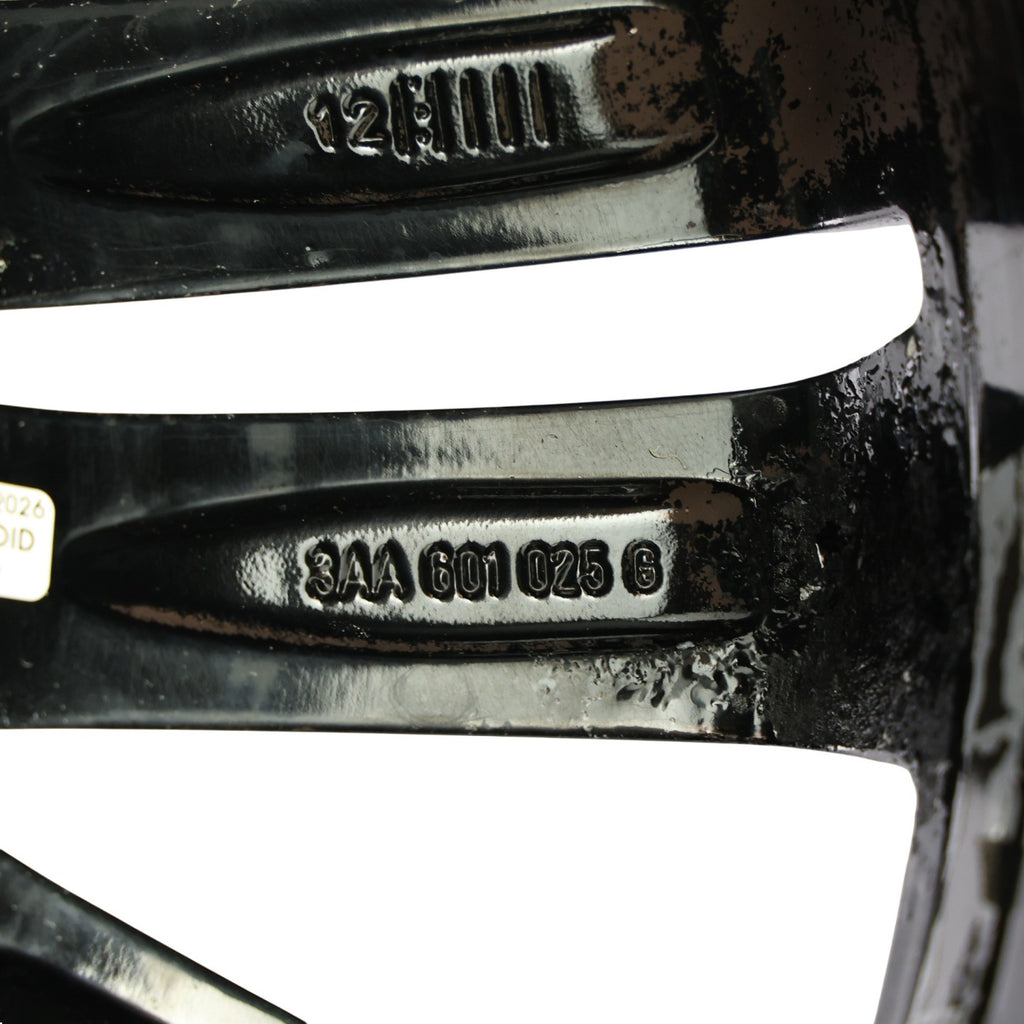 1x Alufelge 17 Zoll 7.5" 5x112 47ET Glanz Schwarz 3AA601025G VW Passat B7 FEL6749892553in