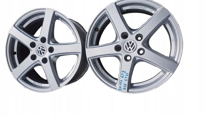 4x Alufelge 16 Zoll 6.5" 5x112 41ET Audi I Rim Wheel FEL4427103348jw