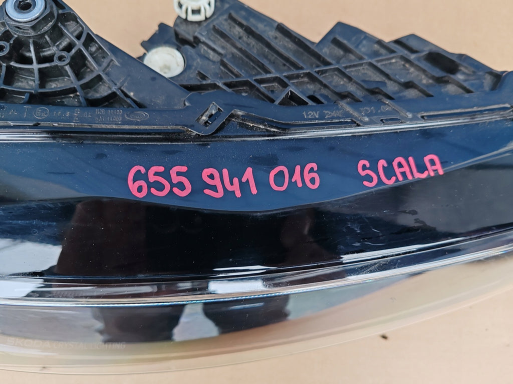 Frontscheinwerfer Skoda Scala 655941016 LED Rechts Scheinwerfer Headlight SCH1359273982cc