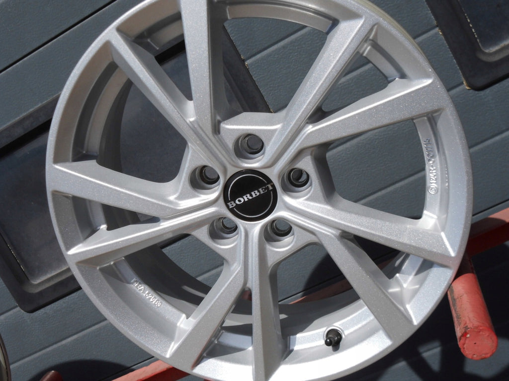 4x Alufelge 16 Zoll 6.0" 5x100 40ET Glanz Silber Skoda Scala Kamiq I Rim Wheel FEL4388972939xg