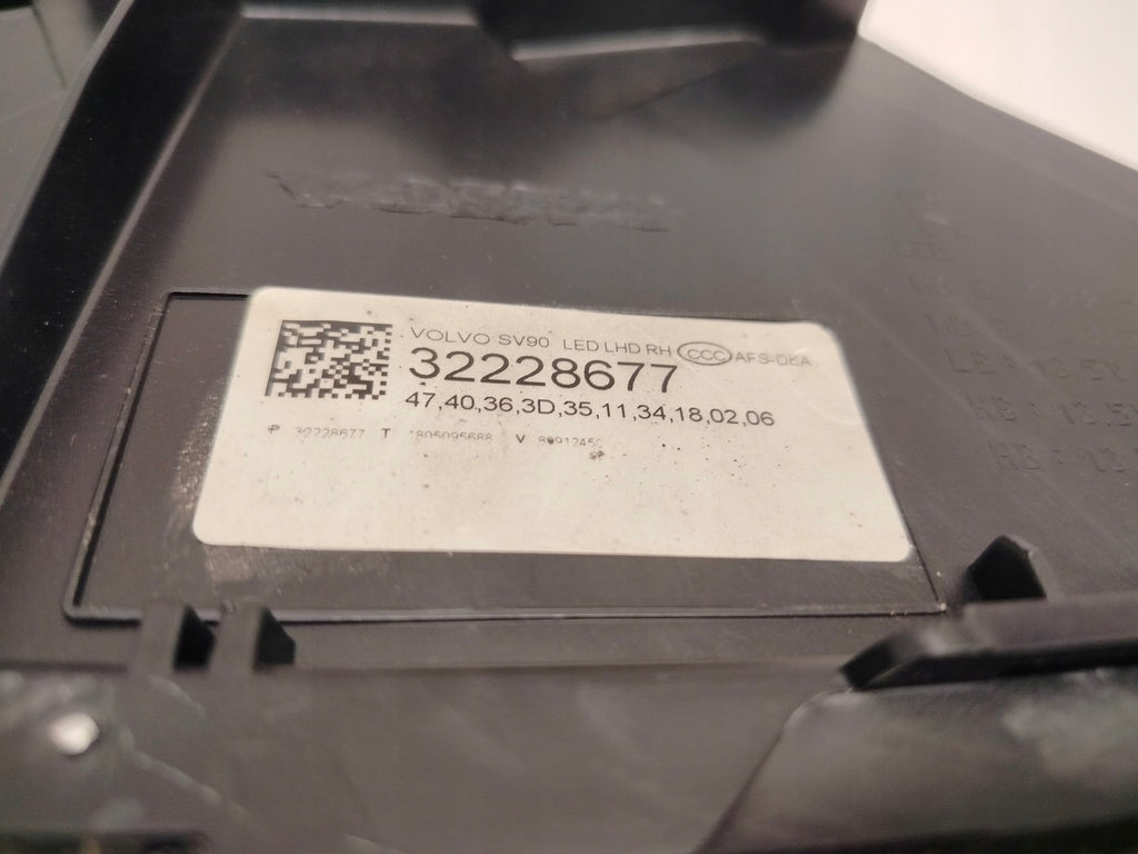 Frontscheinwerfer Volvo S90 V90 32228677 Full LED Rechts Scheinwerfer Headlight SCH9608661682xs