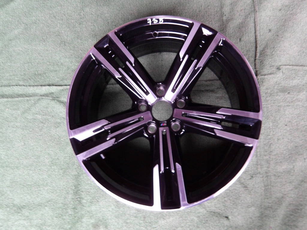 1x Alufelge 18 Zoll 7.5" 5x112 25ET Glanz Schwarz 8746631 BMW 3 G21 G20 FEL7735151662hl