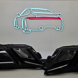 Frontscheinwerfer Skoda Octavia III Ein Satz Scheinwerfer Headlight SCH7170072585sg