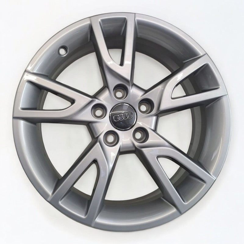 1x Alufelge 17 Zoll 6.5" 5x112 33ET Glanz Silber 8U0071497 Audi Rim Wheel