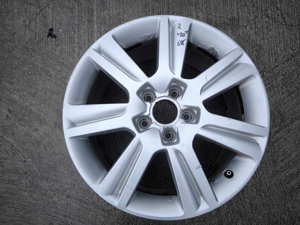 4x Alufelge 17 Zoll 7.5" 5x112 45ET Glanz Silber 8K0601025B Audi A5 A4 Rim Wheel FEL2054110040hb