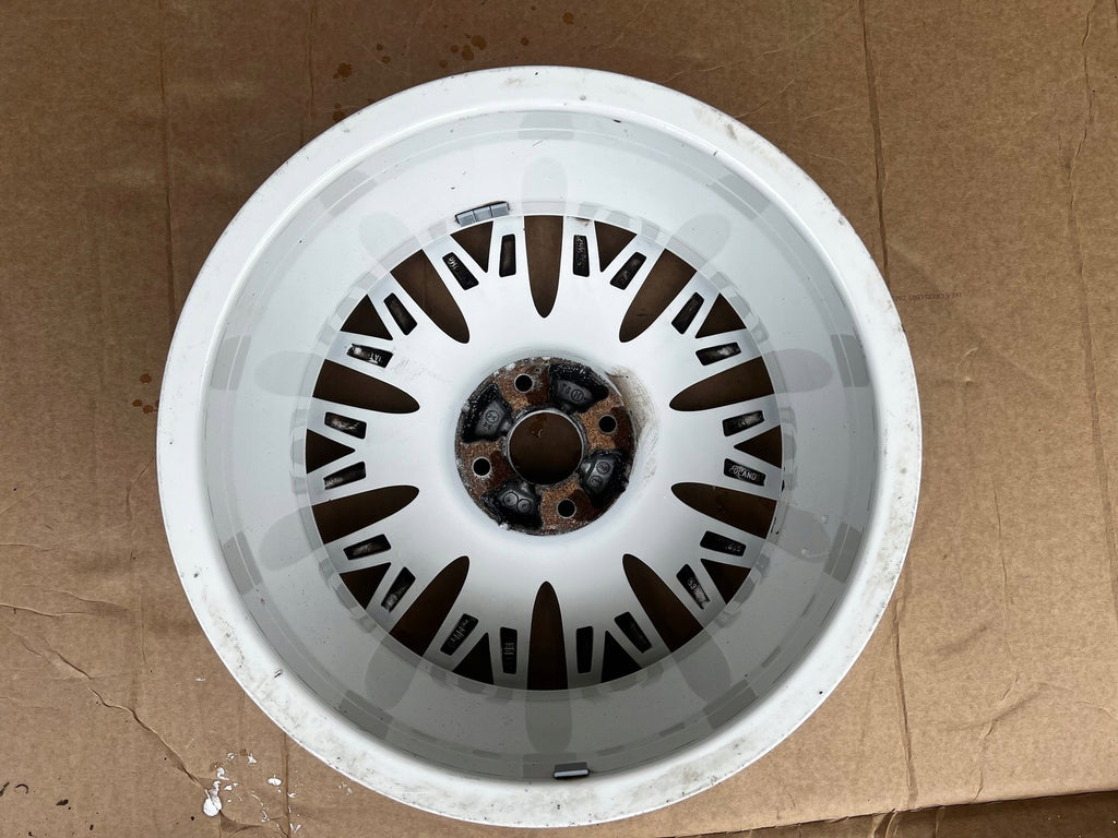 1x Alufelge 16 Zoll 6.5" 4x98 35ET Matt Graphit 51940830 Fiat 500 Mg Rim Wheel